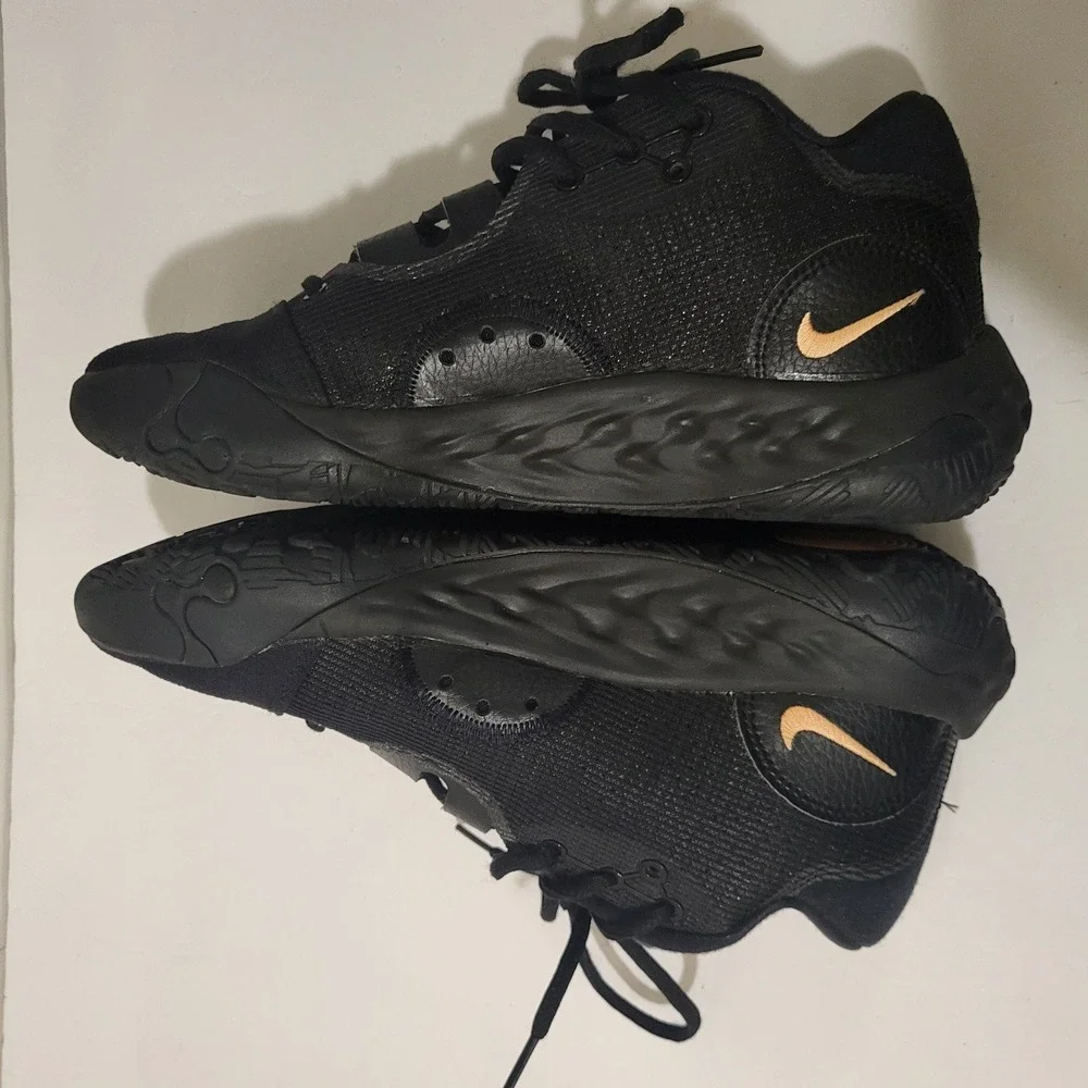 Nike‎ PG 6 Paul George Black/Gold Men's Sneakers  DC1974-005  Size 7.5